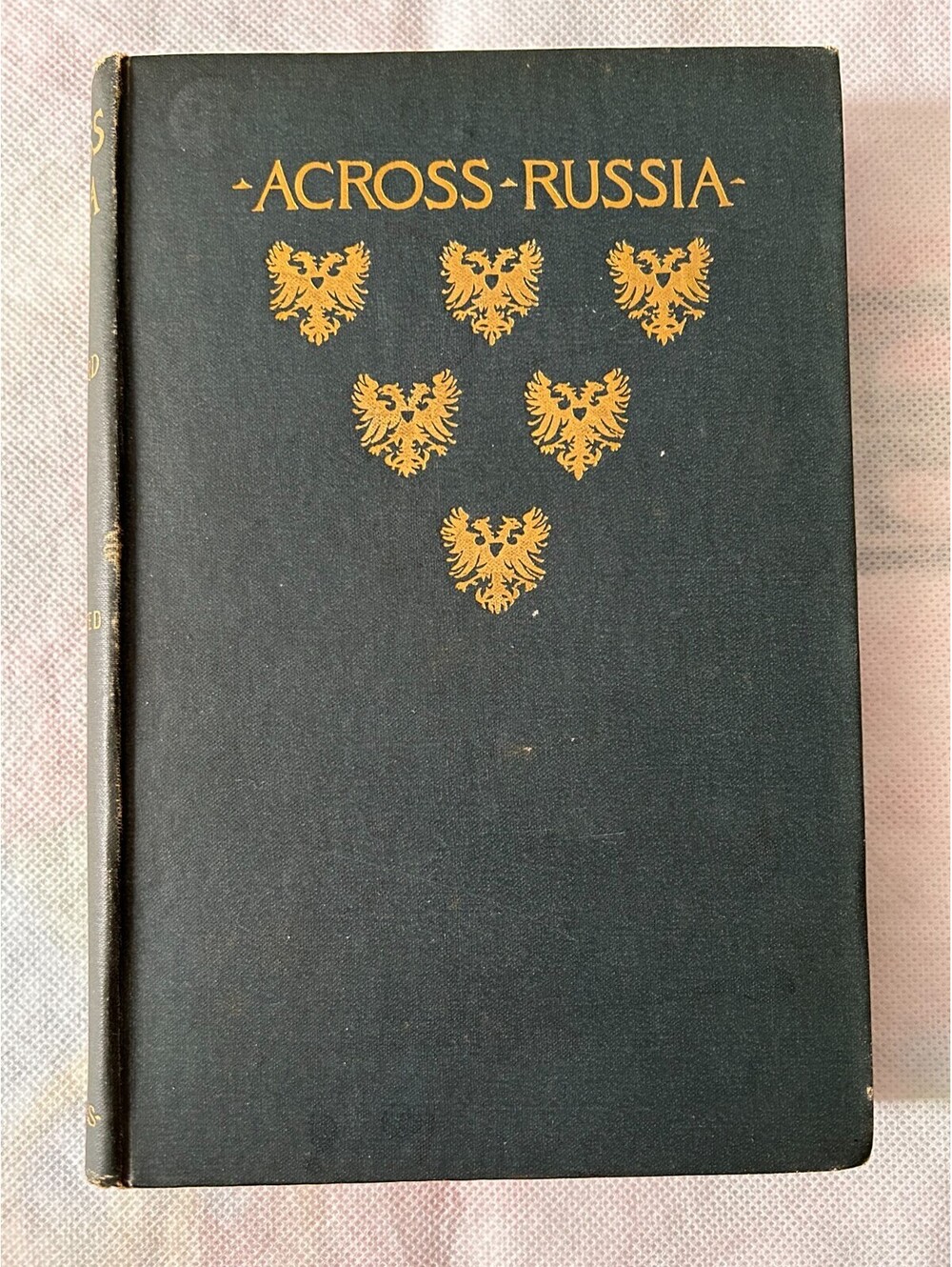Vintage Across Russia From The Baltic To The Danube by Stoddard 1892 Hardcover